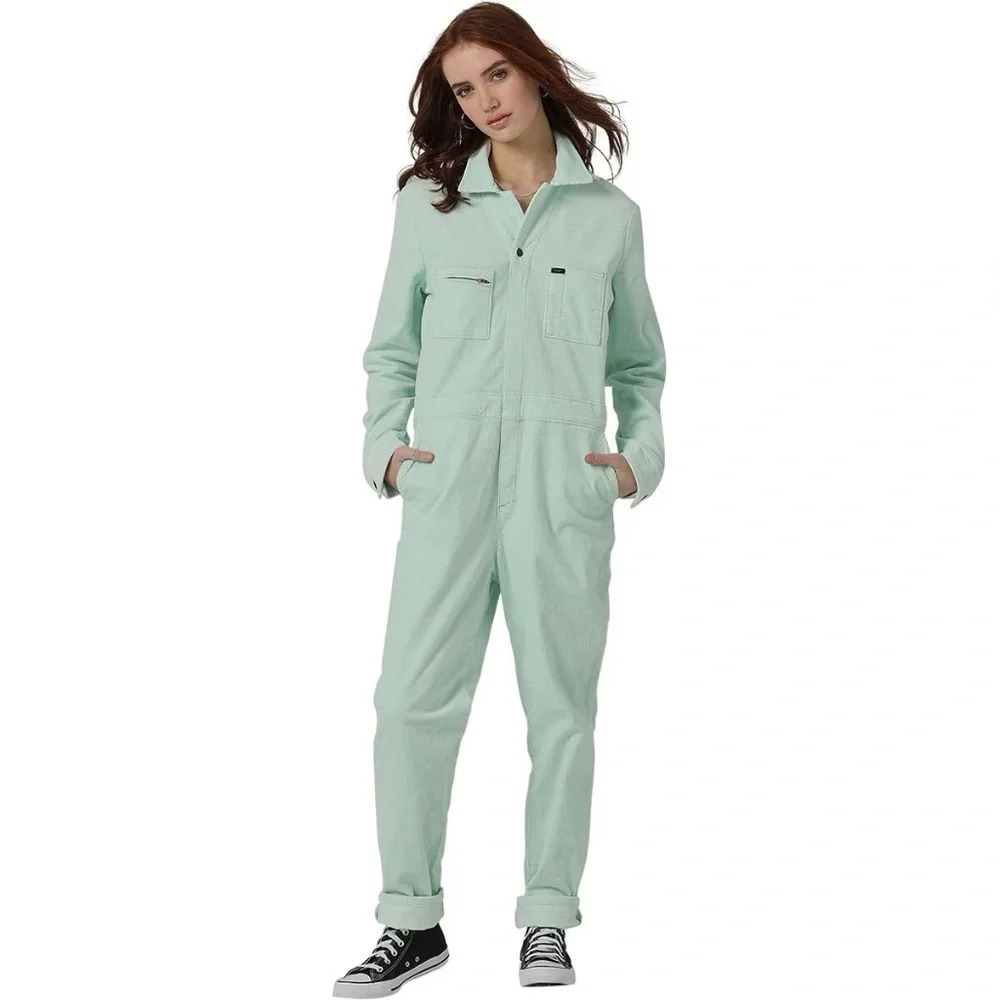 Free People Lee Union-Alls Jumnpsuit/Light Green